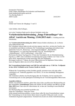 Info-Sicherheitstraining - Gymnasium Ulricianum Aurich