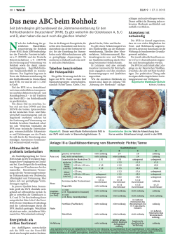 Artikel im Landwirtschaftlichen Wochenblatt Februar 2015 1,2 MB