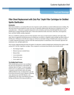 Distilled Spirits Clarification