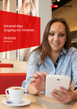 Intranet-App - Zugang ins Intranet. Android
