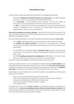 Fiche explicative sur l`&eacute;tude L`&eacute;tude consiste &agrave;