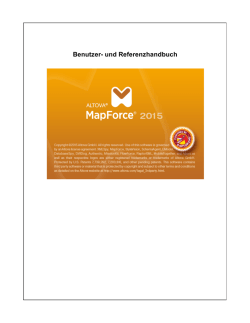 Altova MapForce 2015