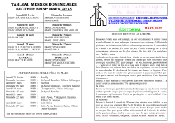 EGLISE CATHOLIQUE Du Sud-Provinois