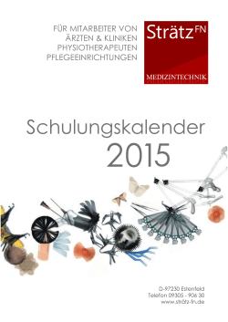 Ihre Schulungsanmeldung bitte