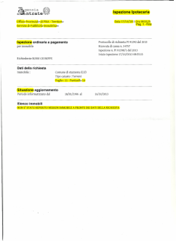 Conservatoria visure originali mapp. 16 e 19