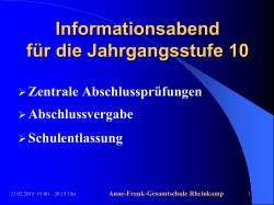 2 - Anne-Frank-Gesamtschule Rheinkamp