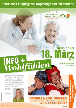 INFO + Wohlf&uuml;hlen - Pflegeheim Afritz am See