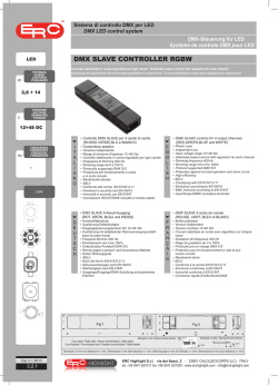 DMX SLAVE CONTROLLER voltage stabilized