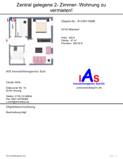 Exposé als PDF - IAS Immobilienagentur Süd