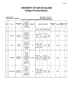 College of Social Science (CoSS)