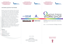 Quantum Science Network Meeting 2013 flyer