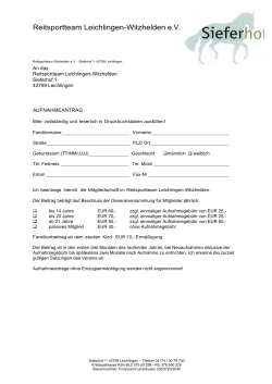 Reitsportteam Leichlingen-Witzhelden e.V.