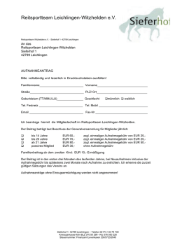 Reitsportteam Leichlingen-Witzhelden e.V.