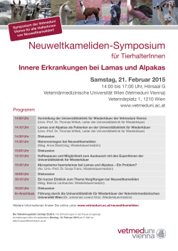 poster Neuweltkameliden-Symposium
