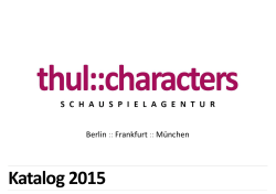 Katalog 2015 - Thul::Characters