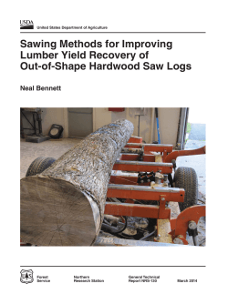 Sawing methods for improving lumber yield recovery of out-of
