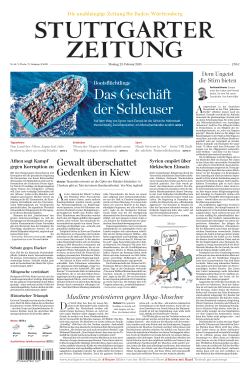 Leseprobe zum Titel: Stuttgarter Zeitung (23.02.2015)