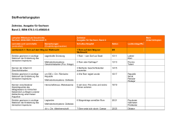 Stoffverteilungsplan