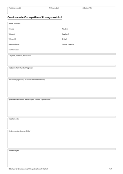 4 Seiten Protokoll NEU 2014 - Cranioschule