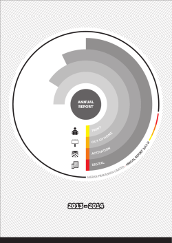 ANNUAL REPORT - Jagran Prakashan Limited