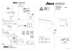 Anleitung ATERA 045188 Dachträger ASF Signo