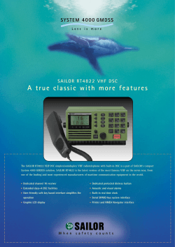 SAILOR RT4822 VHF DSC A true classic with more features