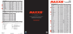 Maxxis Programmübersicht 2015