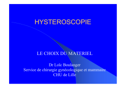 HYSTEROSCOPIE - ingenys