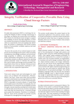 Integrity Verification of Cooperative Provable Data Using