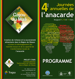Programme des JAA 2015