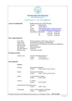 downloaden - Handwerksbau AG Th&uuml;ringen