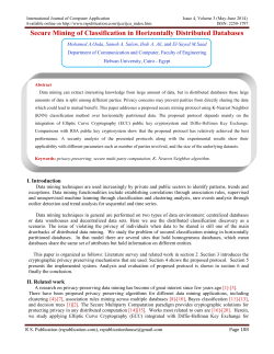 International Journal of Computer Application Issue