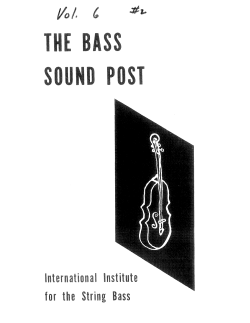The Bass Soundpost