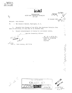 Official 607th Unit History, Jul. 1941