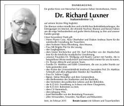 Dr. Richard Luxner