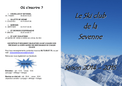 Le Ski club de la Sevenne - Saint-Just