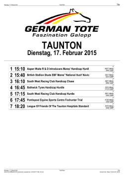TAUNTON - German Tote