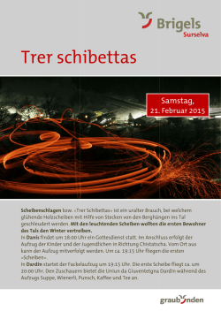 Trer schibettas