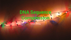 DNA Sequence Compression