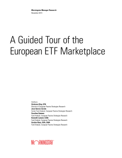 A Guided Tour of the European ETF Marketplace