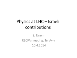 Physics at LHC