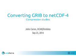 Converting GRIB to netCDF-4