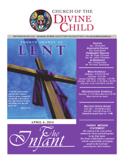 APRIL 6, 2014 - Church of the Divine Child