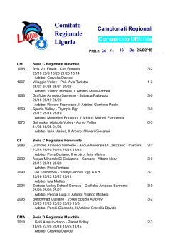 pdf - FIPAV - Comitato Regionale Liguria