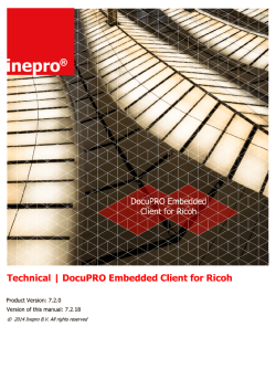 DocuPRO Embedded Client for Ricoh - Print Version