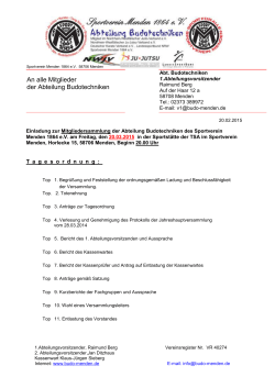 PDF Dokument. - Budo im Sportverein Menden
