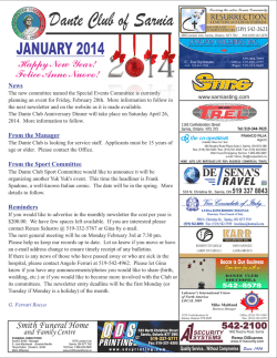 January 2014.cdr - Dante Club Sarnia