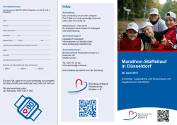 Marathon-Staffellauf in Düsseldorf