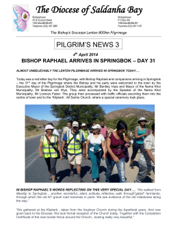 Pilgrims News 3 dated 4th April 2014