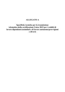 Allegato A - Agenzia delle Entrate